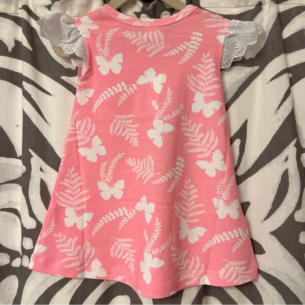 NWT TBBC Sleeveless Polly Play Dress Eyelet - Picture 6 of 6